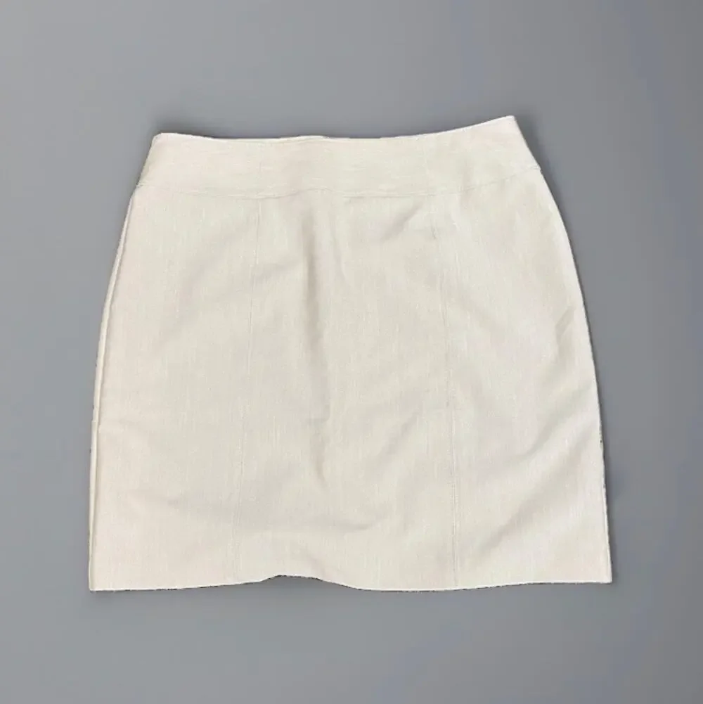 Worthington Ivory Cream Mini Skirt Size 18 | Classic Minimalist Y2K